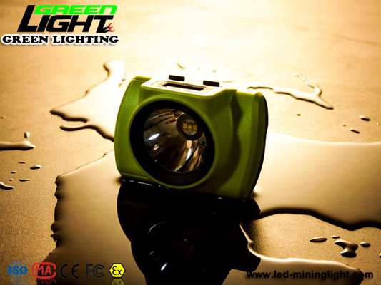 18000lux 385lum Cordless Miners Cap Lamp 6500mAh Dengan Layar LCD