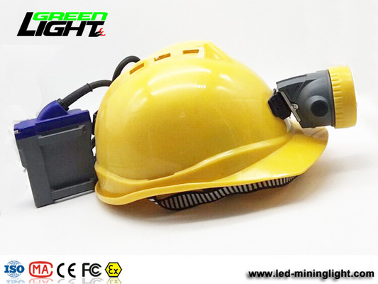 1.6W 216lum Lampu Penambang Led Isi Ulang 15000lux Untuk Penambangan Batubara