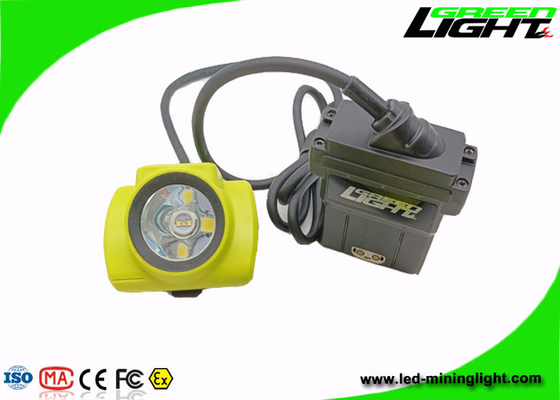 530lum 25000lux Corded Led Cap Lamp 13600mAh Dengan Layar OLED