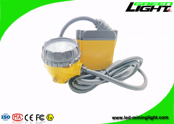 10.4Ah 390lum Waterproof Miners Cap Light 1.8W Dengan Cradle Charger