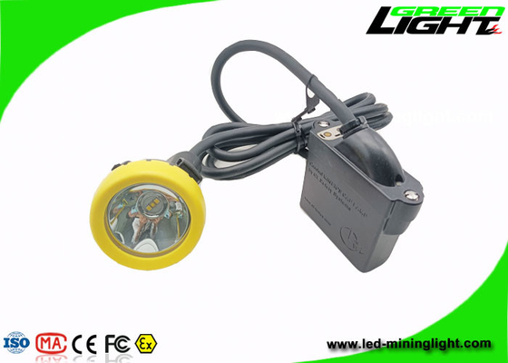 IP68 1.65W 450mA Miner Led Cap Lamp Dijalin dgn Tali 20hs 216Lum