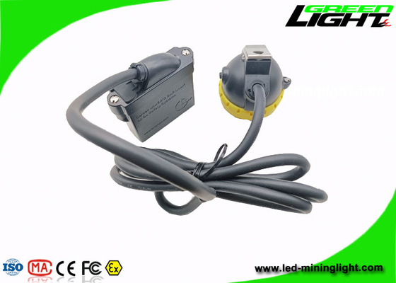 IP68 1.65W 450mA Miner Led Cap Lamp Dijalin dgn Tali 20hs 216Lum