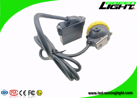 IP68 1.65W 450mA Miner Led Cap Lamp Dijalin dgn Tali 20hs 216Lum