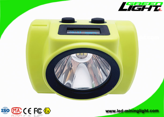 18000lux 6.8Ah Wireless Coal Mining Headlamp 232lum Dengan Layar OLED