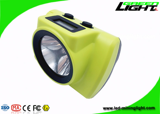 18000lux 6.8Ah Wireless Coal Mining Headlamp 232lum Dengan Layar OLED