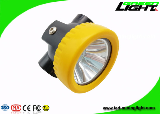 2.2Ah 5000Lux Cordless LED Mining Headlamp 0.74W Dengan Cradle Charger