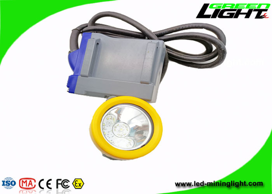 15000lux 1.67W Led Mining Headlamp 6.6Ah Tahan Ledakan IP68