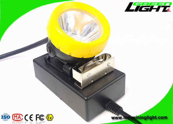 1.67W 10000lux LED Underground Mining Light 7.8Ah Isi Ulang