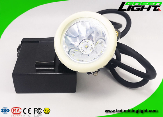 450mA 216lum Bawah Tanah LED Mining Headlamp Dijalin dgn Tali 4000lux