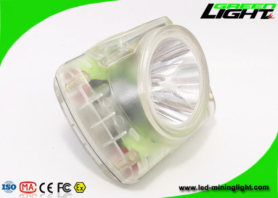 1.78W 232lum Cordless LED Cap Lamp 13000lux Isi Ulang Dengan Tampilan