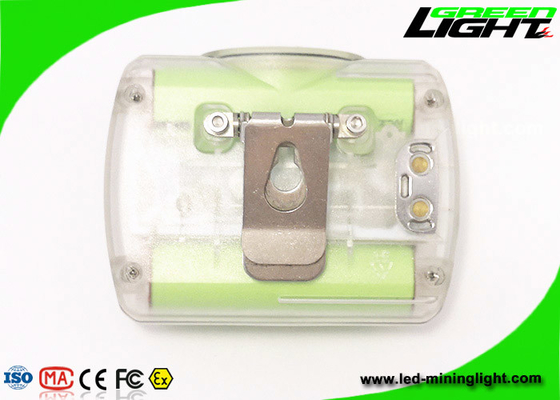 1.78W 232lum Cordless LED Cap Lamp 13000lux Isi Ulang Dengan Tampilan