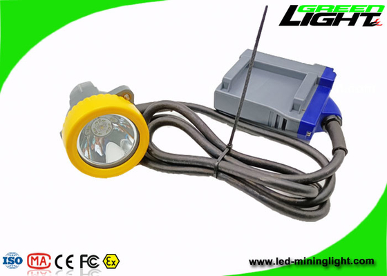 IP68 216lum 15000lux LED Miner Cap Lamp 1.67W Dengan Cradle Chager