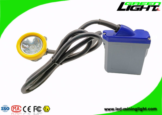 IP68 216lum 15000lux LED Miner Cap Lamp 1.67W Dengan Cradle Chager