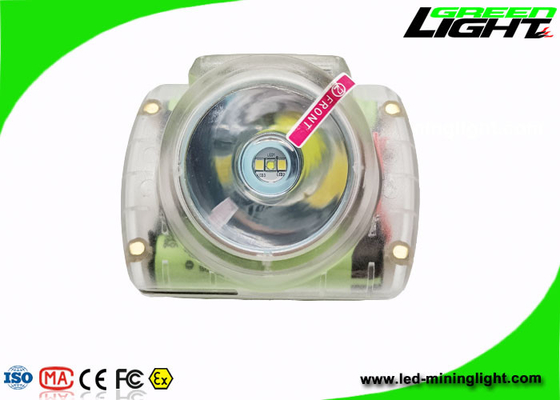 GLC-6S 348lum 4.2W LED Miners Cap Lamp Transparan 6.8Ah Baterai Panasonic