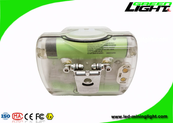 GLC-6S 348lum 4.2W LED Miners Cap Lamp Transparan 6.8Ah Baterai Panasonic