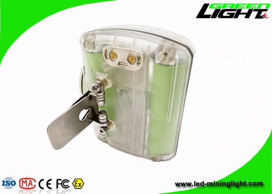 GLC-6S 348lum 4.2W LED Miners Cap Lamp Transparan 6.8Ah Baterai Panasonic