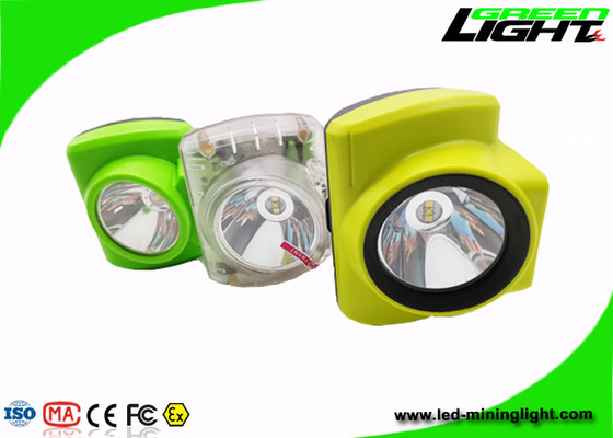 Lampu Depan Helm Penambang Layar OLED 4.2W 348lum Ketahanan Ledakan