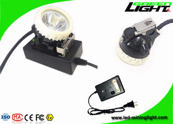 Lampu Helm Penambang 450mA 216lum yang dapat diisi ulang 1.11W Lampu Tambang Led Dijalin dgn Tali