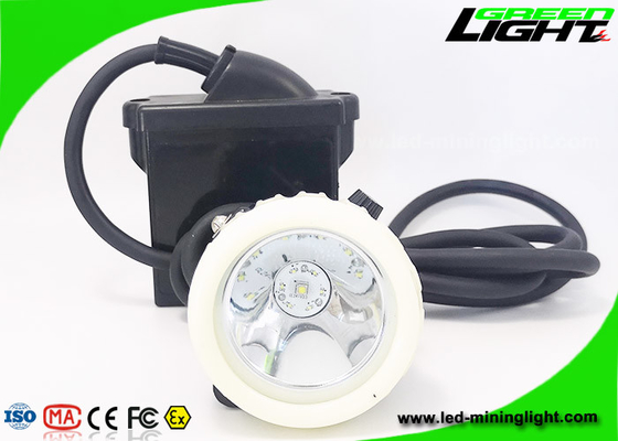 Lampu Helm Penambang 450mA 216lum yang dapat diisi ulang 1.11W Lampu Tambang Led Dijalin dgn Tali
