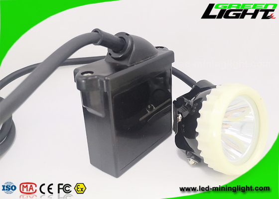Lampu Helm Penambang 450mA 216lum yang dapat diisi ulang 1.11W Lampu Tambang Led Dijalin dgn Tali