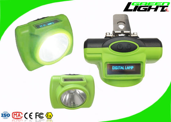 1.78W 232LM Cordless Mining Cap Lamp 6800mAh Dengan Layar OLED