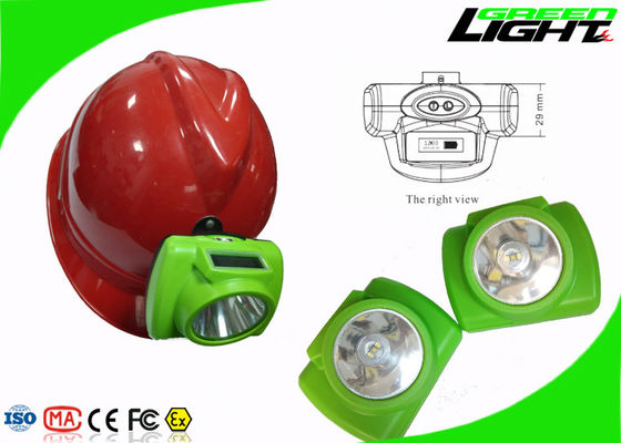 1.78W 232LM Cordless Mining Cap Lamp 6800mAh Dengan Layar OLED