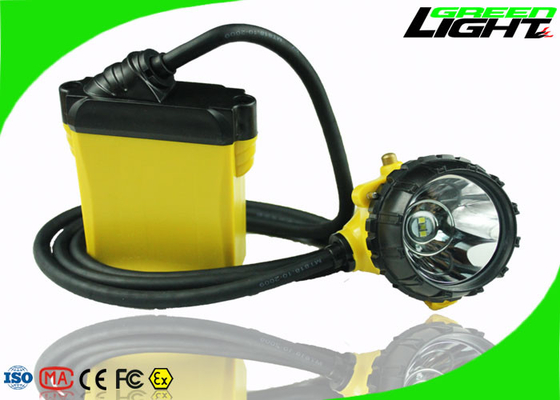 3W CREE 25000lux 390lum Lampu Led Penambangan Portabel Dengan Baterai 10400mAhmAh