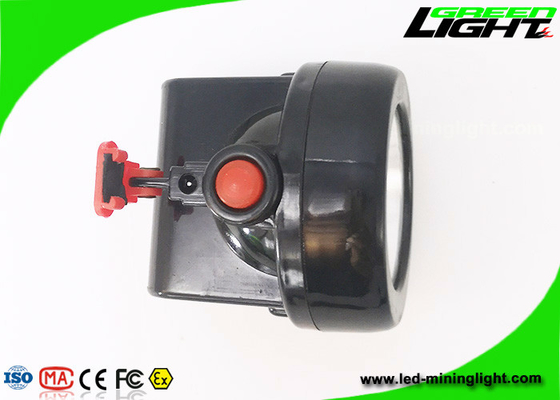 10000lux 450mA Cordless Mining Headlamp IP67 Tahan Air Dengan Band Kepala