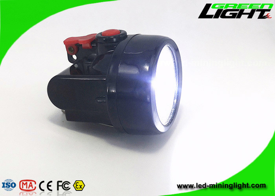 10000lux 450mA Cordless Mining Headlamp IP67 Tahan Air Dengan Band Kepala