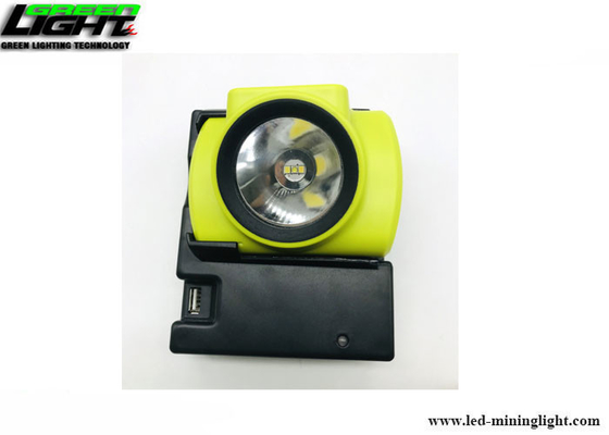 Cordless 18000lux 6.8Ah Hard Hat Mine Light Baterai Lithium 6800mA