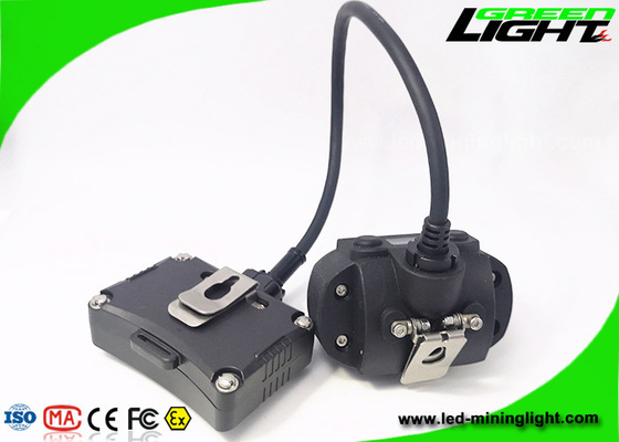 Dual Beam Semi Corded Rechargeable Mining Cap Lights Pelacakan WiFi 15000lux