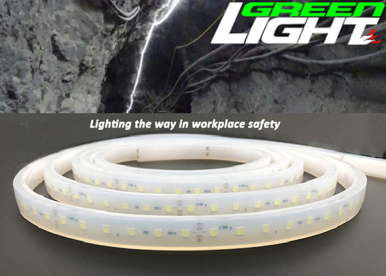 1630lum 220V 17W / M LED Lampu Strip Fleksibel Anti Peledak RGB SMD2835