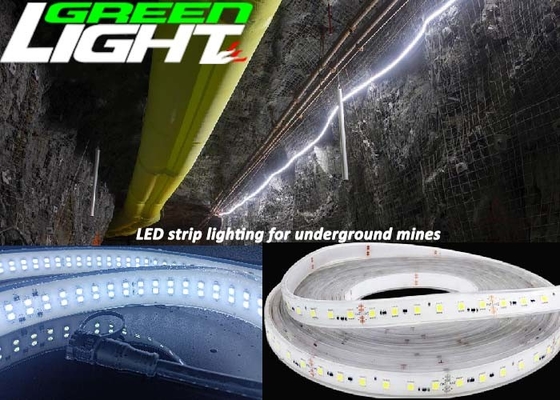 SMD5050 30W Baris Ganda Led Strip Light DC36V 2230lum Untuk Terowongan