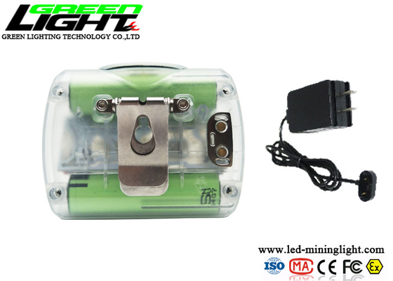 Lampu Cap Cordless Tahan Api Anti Peledak PC Transparan 15000lux
