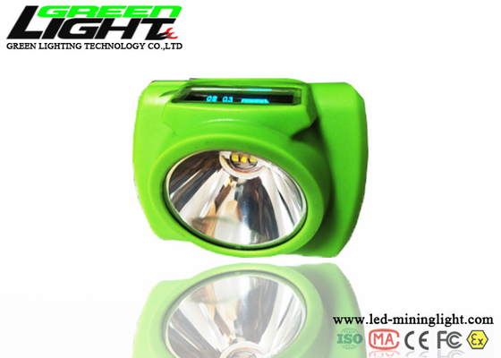 Lampu Penambangan Batubara 232lum antistatik 16 jam Discharge Miner Cap Lamp