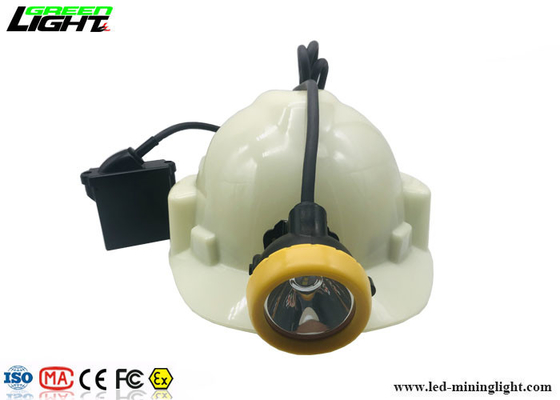 216lum 15000lux LED Miner Cap Lamp Isi Ulang KL5LM 6.6Ah ATEX