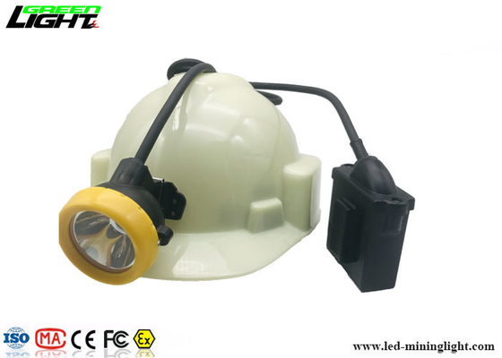 216lum 15000lux LED Miner Cap Lamp Isi Ulang KL5LM 6.6Ah ATEX