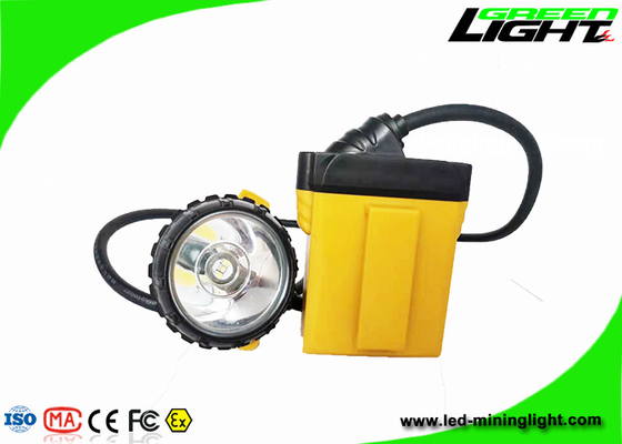 25000lux Lampu Cap Penambangan Isi Ulang Tahan Air 348lum Untuk Penambangan Batubara Bawah Tanah