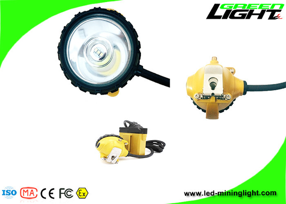 25000lux Lampu Cap Penambangan Isi Ulang Tahan Air 348lum Untuk Penambangan Batubara Bawah Tanah
