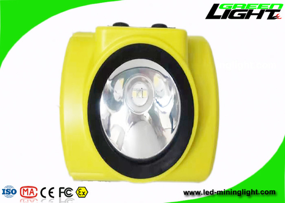 800mA Cordless Cap Lamp 18000lux 6.8Ah Panasonic Baterai Li Ion Layar OLED Isi Ulang Lampu Penambang Silicone ABS