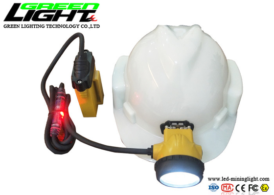 ATEX 800mA LED Miners Cap Lamp 25000Lux 348lum Bawah Tanah