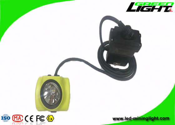 13.6Ah Lampu Pertambangan Batubara Baterai Panasonic USB 25000Lux 530lum IP68 Waterproof Miner Cap Lamp