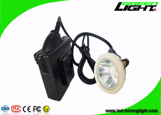 6.6Ah Lampu Pertambangan LED Bawah Tanah Tahan Air Anti Ledakan 10000lux PC Plastik IP67