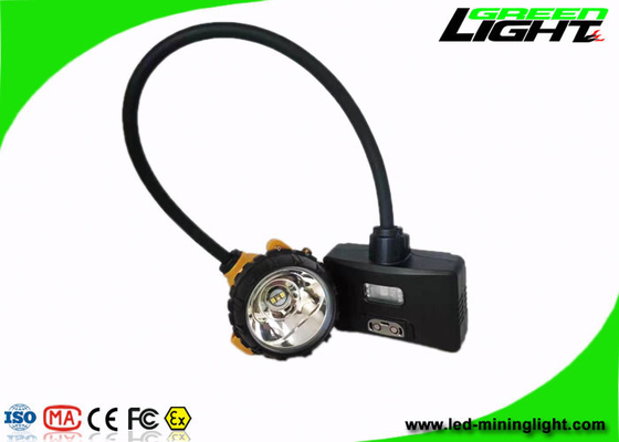PTC 1.7W LED Mining Cap Lamp 221lum Bawah Tanah Dengan Pengisian USB