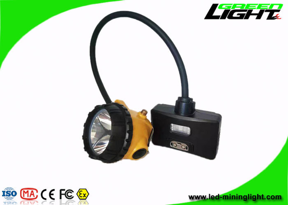 PTC 1.7W LED Mining Cap Lamp 221lum Bawah Tanah Dengan Pengisian USB