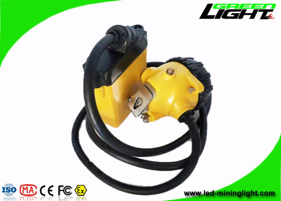 10.4Ah 25000Lux Led Safety Cap Lamp SOS Explosion Proof GL12-A Dengan Kabel