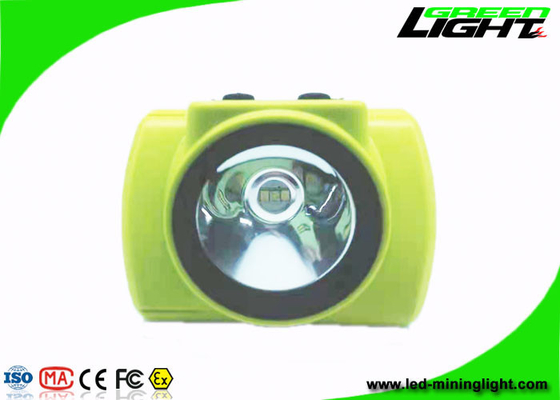 IP68 Lampu Led Pertambangan Tahan Air 18000lux Layar OLED Magnetic USB Pengisian Cordless Miner Cap Lamp dengan SOS