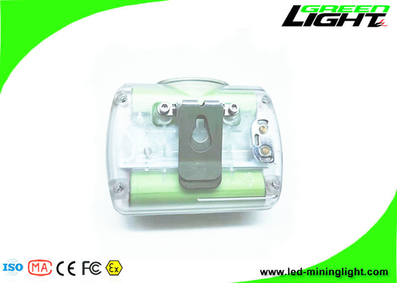 Transparan 13000 Lux Cordless Led Mining Lights IP68 Waterproof Cree Led Dengan OLED Screen Miner Headlamp
