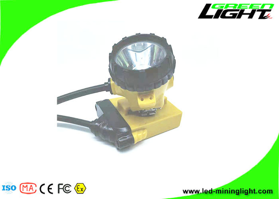 25000Lux Led Miner Cap Lights 10.4Ah SAMSUNG Battery Explosion Proof untuk Penambangan Bawah Tanah