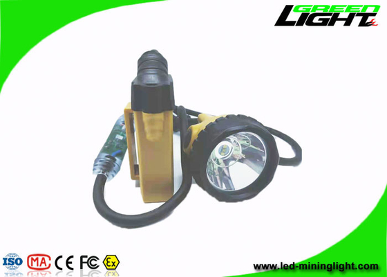 10.4Ah Flashing Led Mining Cap Lights Aluminium Cup ABS PC 25000Lux